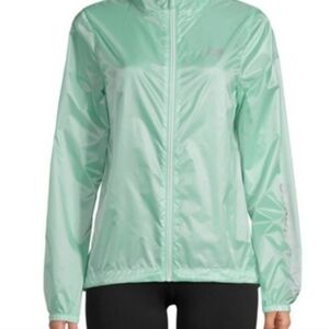 New Balance Translucent Windbreaker Jacket – Mint Green – Women’s Size M